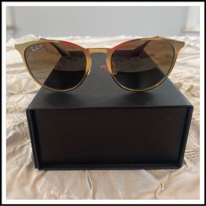 Gold Rayban Glasses